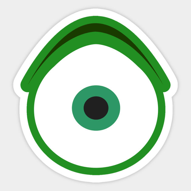 Minimalist Monsters Inc, Sticker by PWCreate